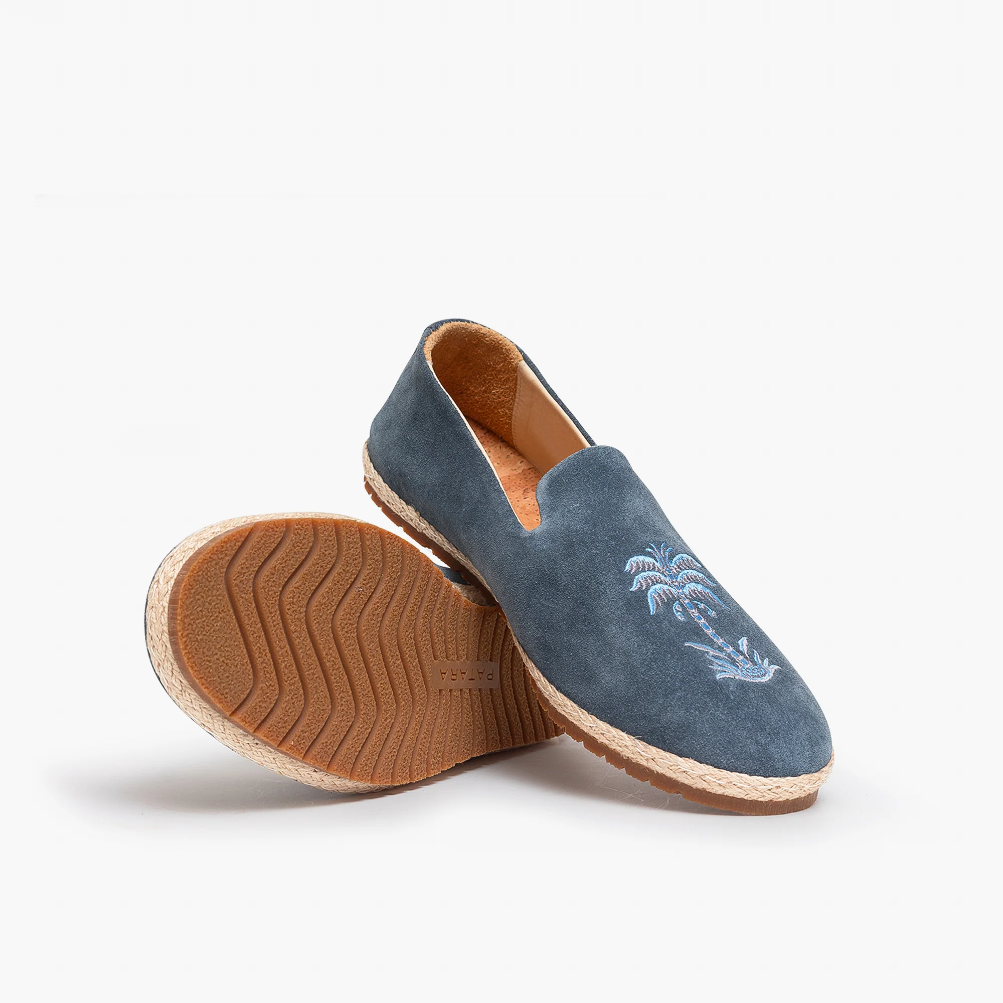 Blue Palm Smoking Slipper - Image 2